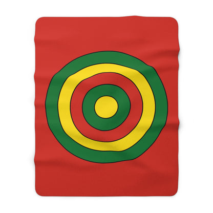 Bolivia Retro Target Blanket Throw