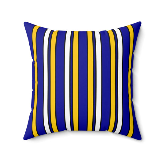 Bosnia And Herzegovina Retro Stripes Cushion Pillow