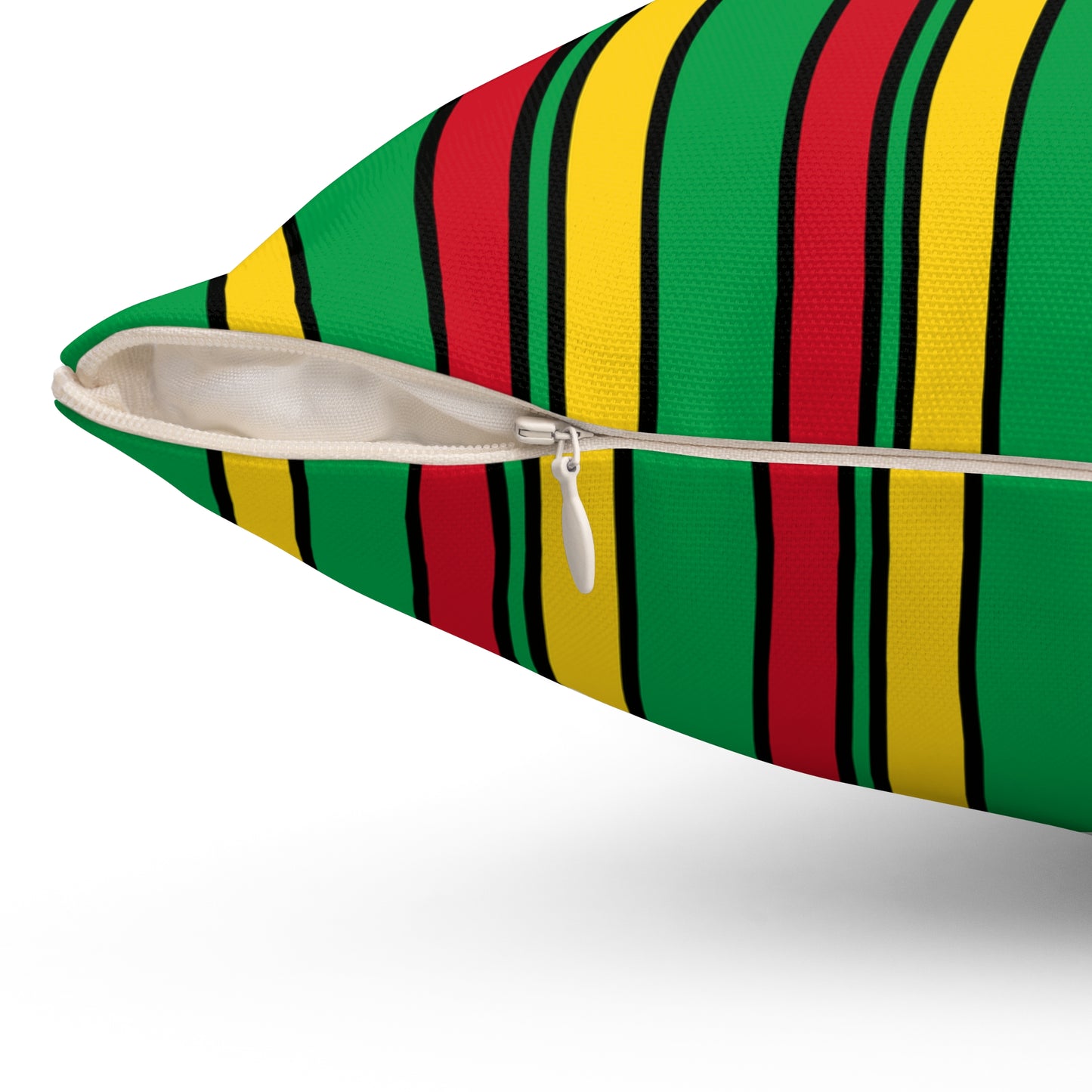 Guinea Bissau Retro Stripes Cushion Pillow