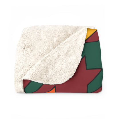 Sri Lanka Retro Houndstooth Blanket Throw