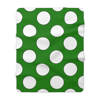 Norfolk Island Retro Polka Dots Blanket Throw