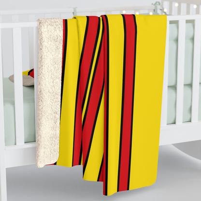 Catalonia Retro Stripes Blanket Throw
