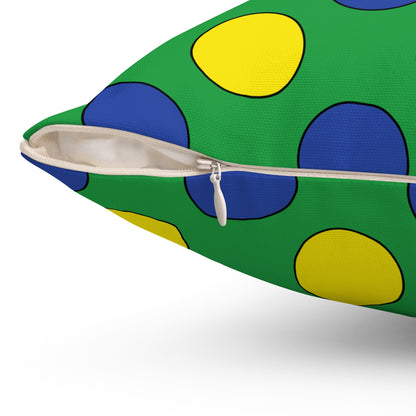 Brazil Retro Polka Dots Cushion Pillow