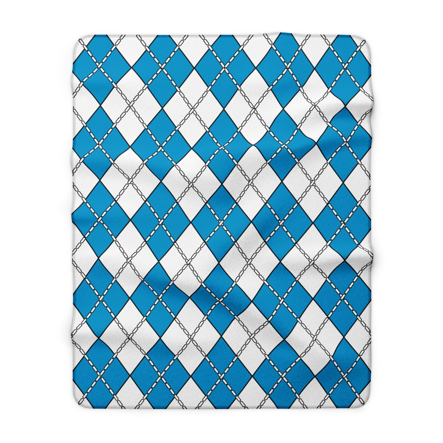 Galicia Retro Argyle Blanket Throw