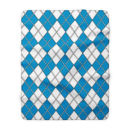 Galicia Retro Argyle Blanket Throw