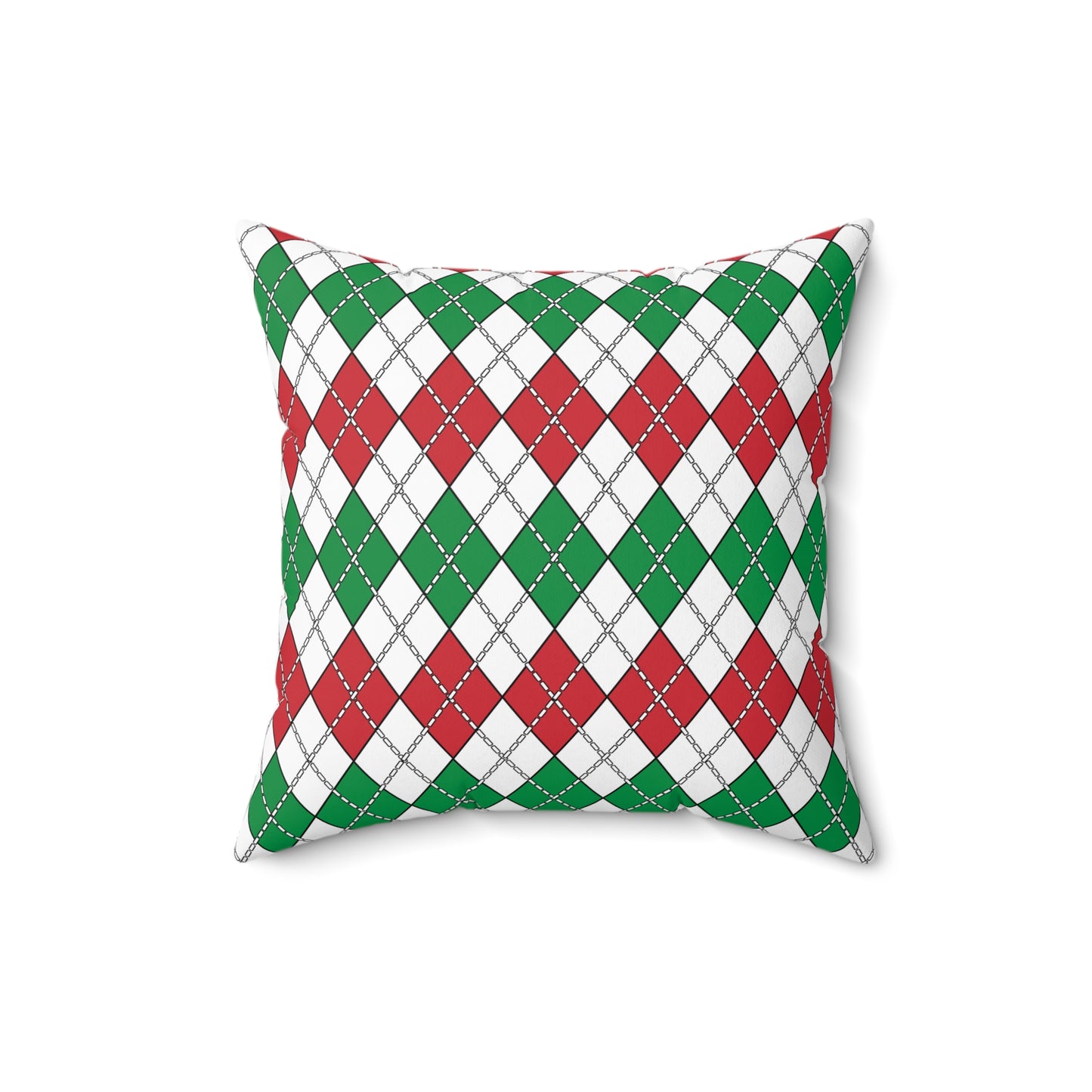Italy Retro Argyle Cushion Pillow