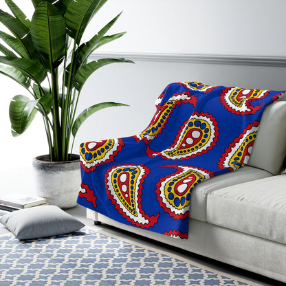 Philippines Retro Paisley Blanket Throw