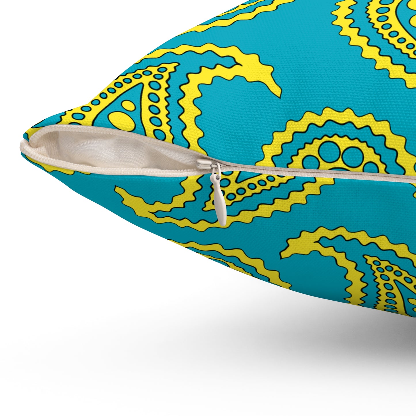 Kazakhstan Retro Paisley Cushion Pillow