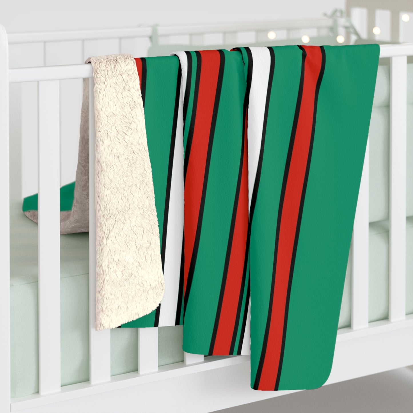 Bulgaria Retro Stripes Blanket Throw