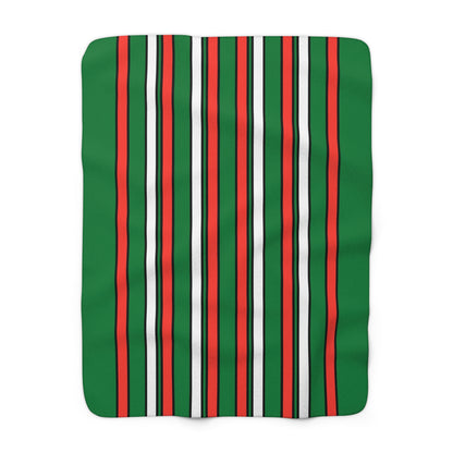 Madagascar Retro Stripes Blanket Throw