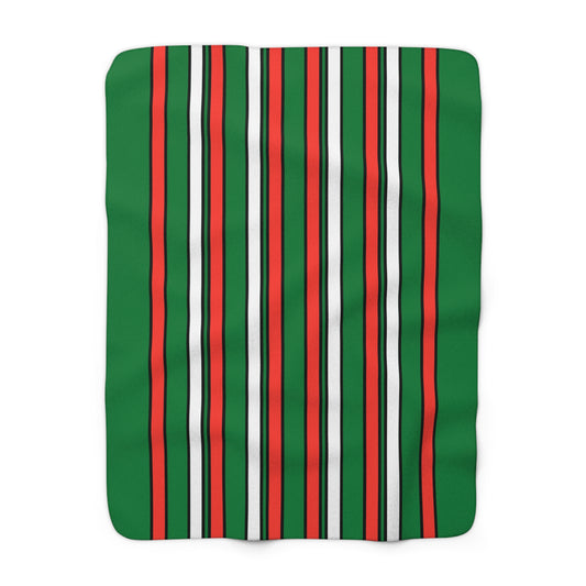 Madagascar Retro Stripes Blanket Throw