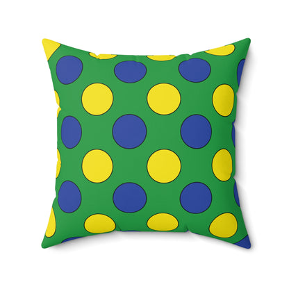 Brazil Retro Polka Dots Cushion Pillow