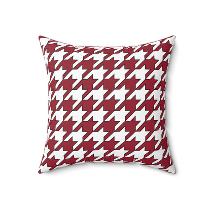 Latvia Retro Houndstooth Cushion Pillow