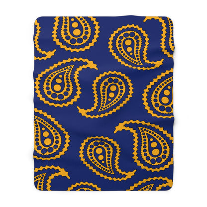 Nauru Retro Paisley Blanket Throw