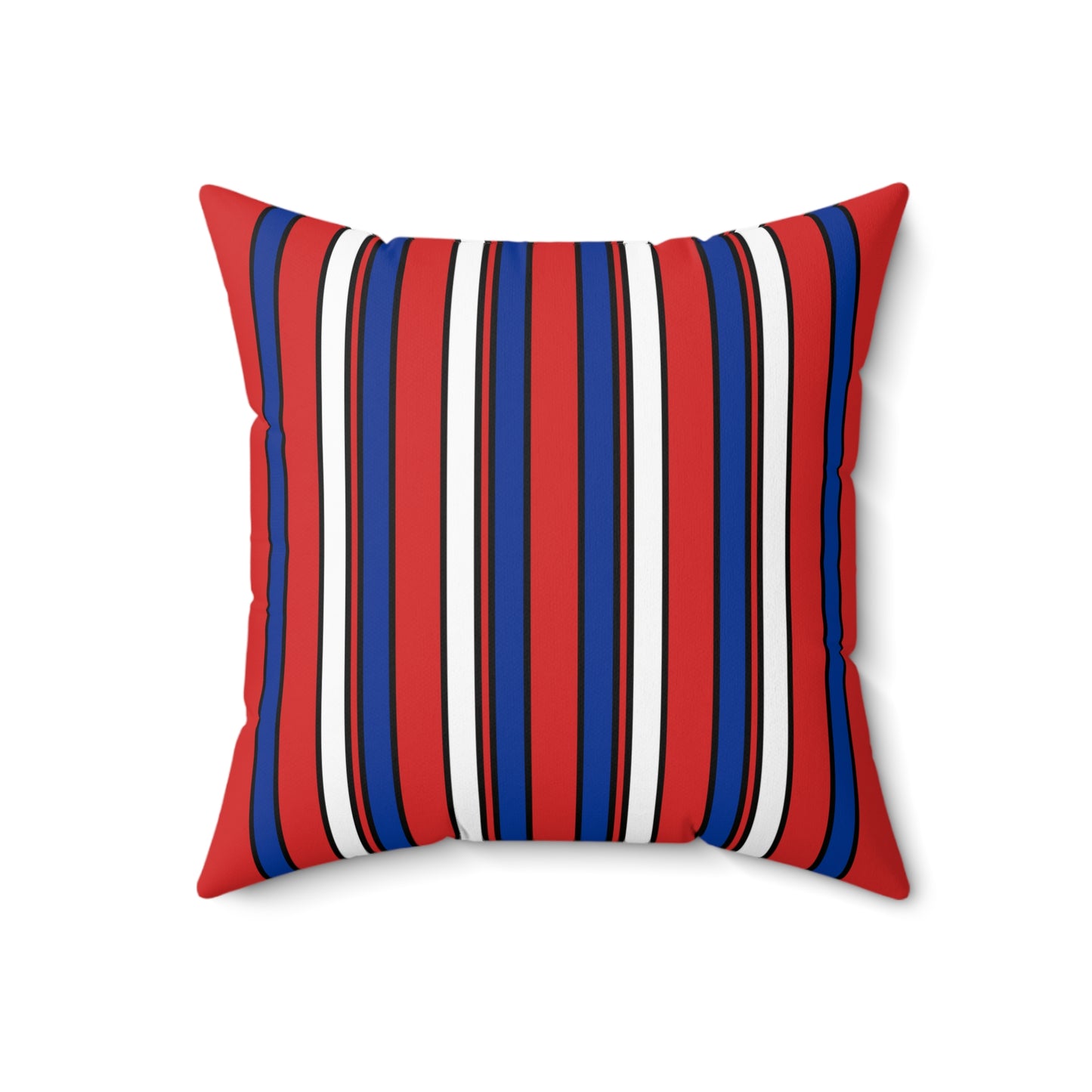 Bouvet Island Retro Stripes Cushion Pillow