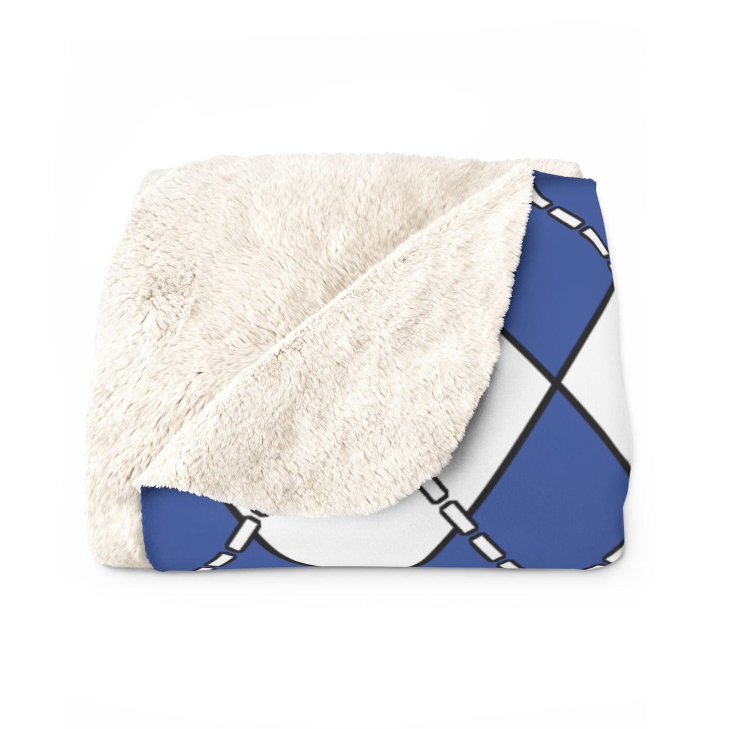 Marshall Islands Retro Argyle Blanket Throw