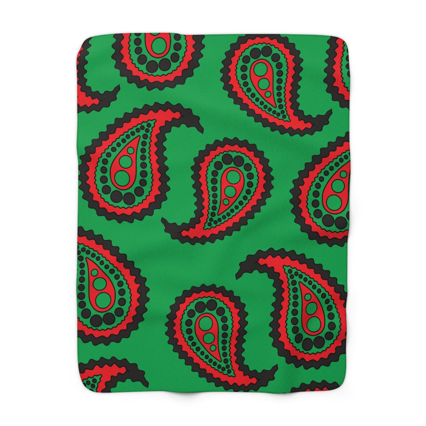Martinique Retro Paisley Blanket Throw