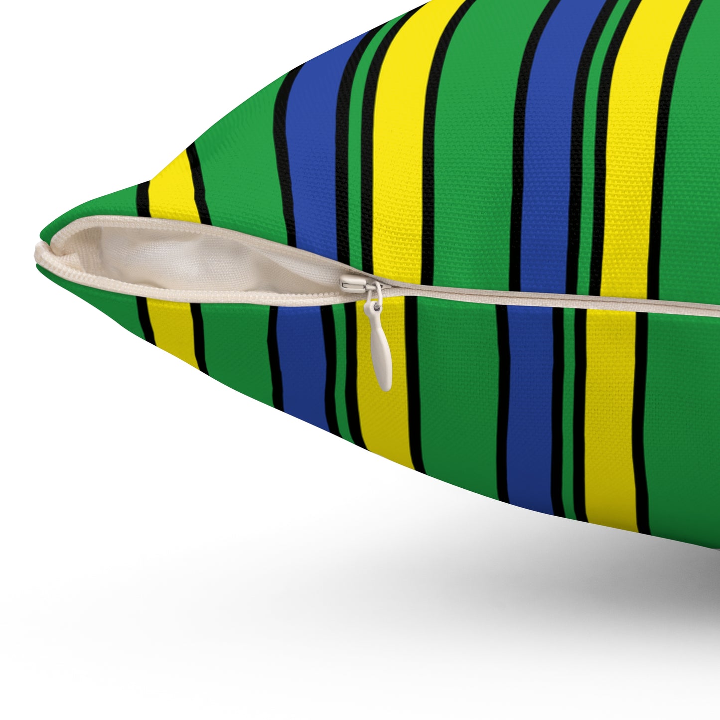 Brazil Retro Stripes Cushion Pillow