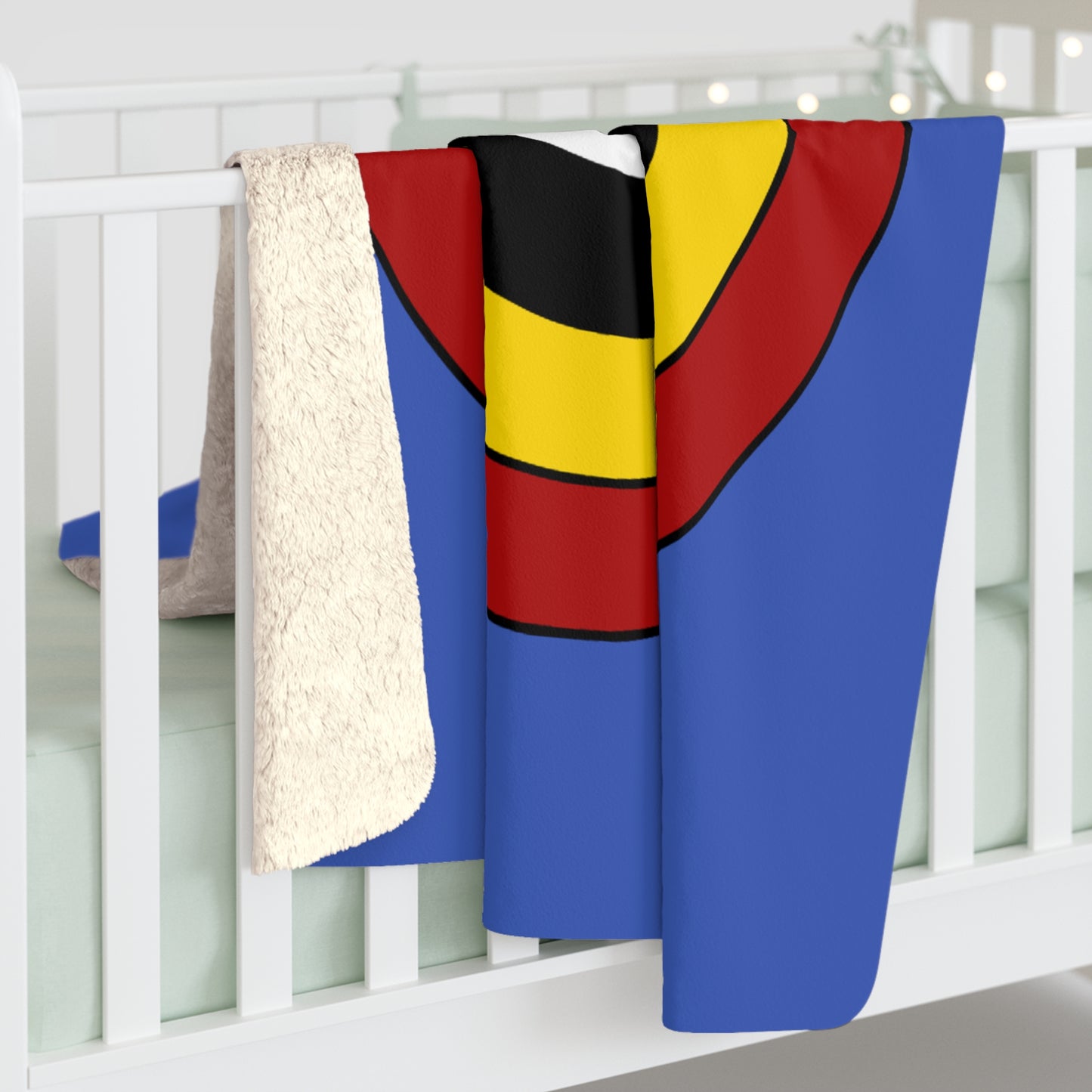 Eswatini Retro Target Blanket Throw
