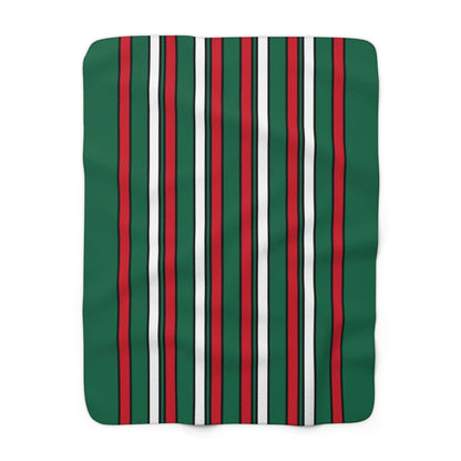 Mexico Retro Stripes Blanket Throw