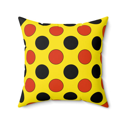 Uganda Retro Polka Dots Cushion Pillow