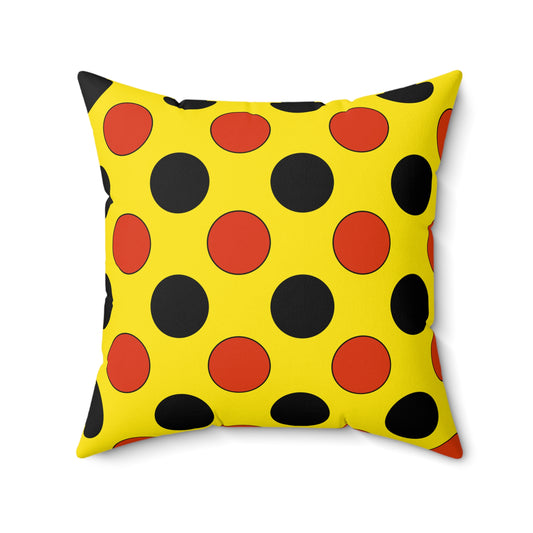 Uganda Retro Polka Dots Cushion Pillow