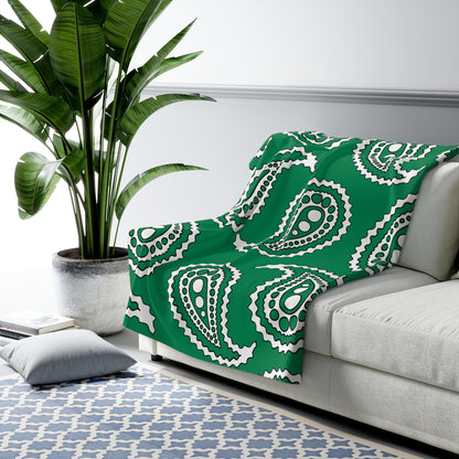 Nigeria Retro Paisley Blanket Throw