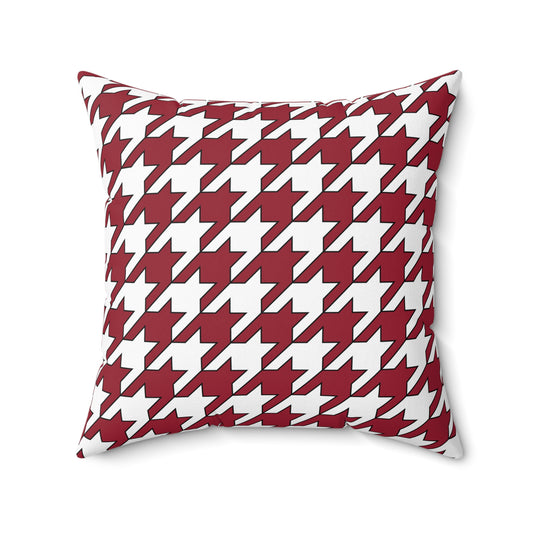 Latvia Retro Houndstooth Cushion Pillow