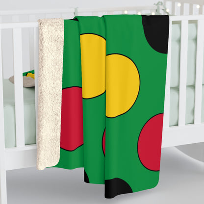 Vanuatu Retro Polka Dots Blanket Throw