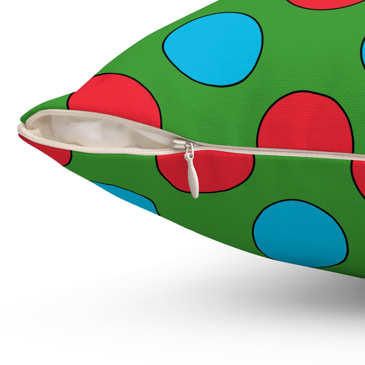 Azerbaijan Retro Polka Dots Cushion Pillow