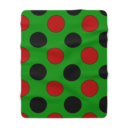Afghanistan Retro Polka Dots Blanket Throw