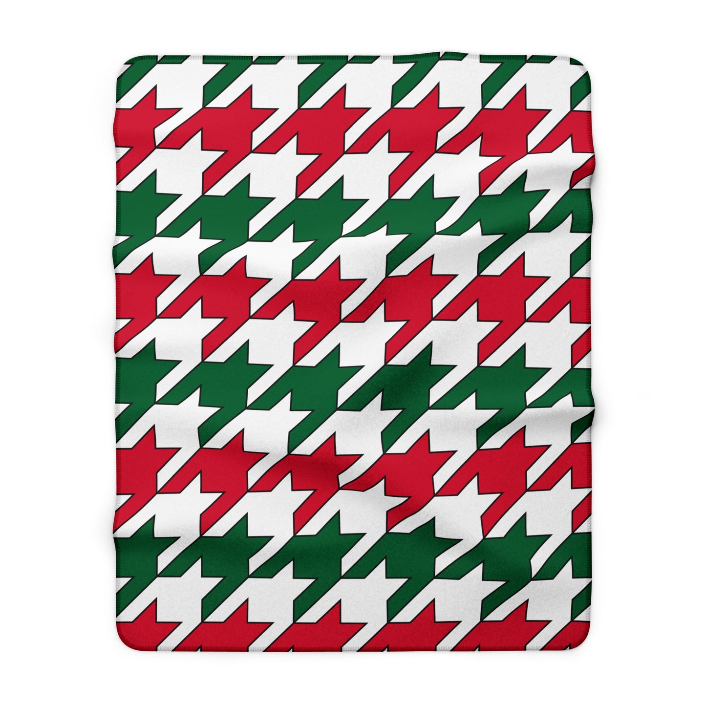 Algeria Retro Houndstooth Blanket Throw