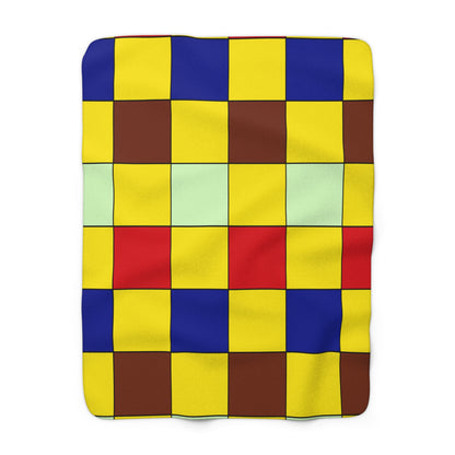 Ecuador Retro Check Blanket Throw