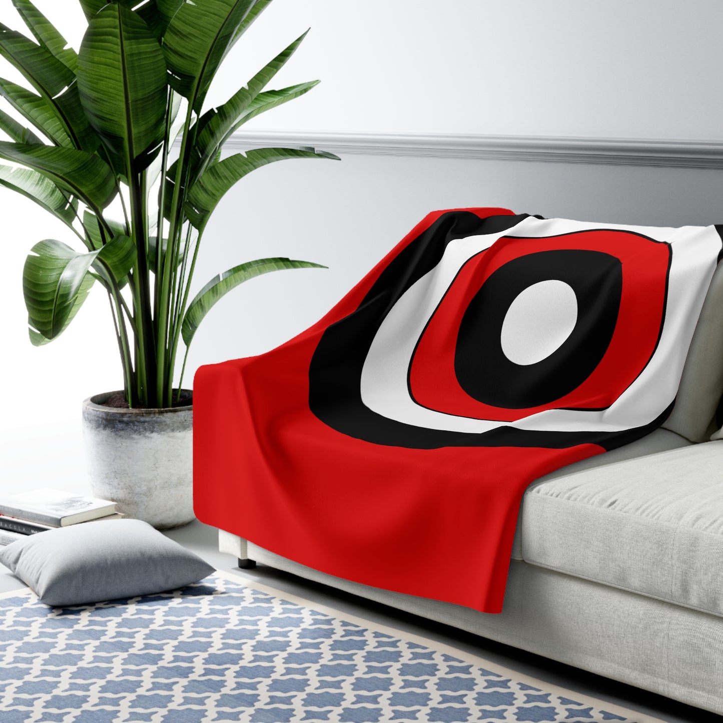 Trinidad And Tobago Retro Target Blanket Throw