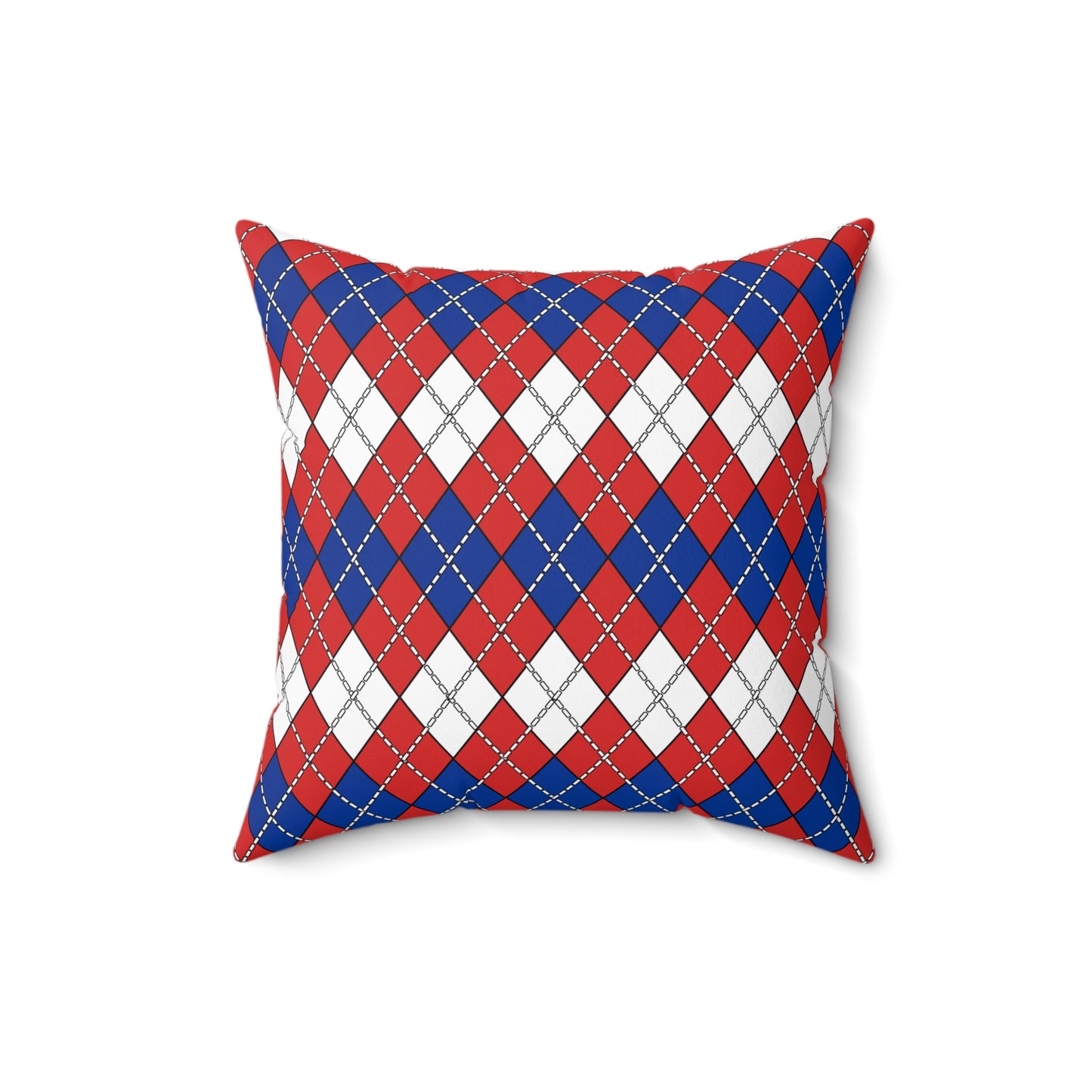 Bouvet Island Retro Argyle Cushion Pillow
