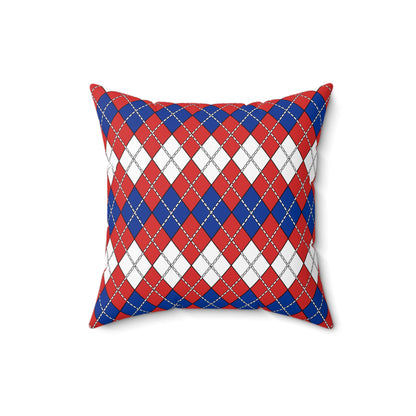 Bouvet Island Retro Argyle Cushion Pillow