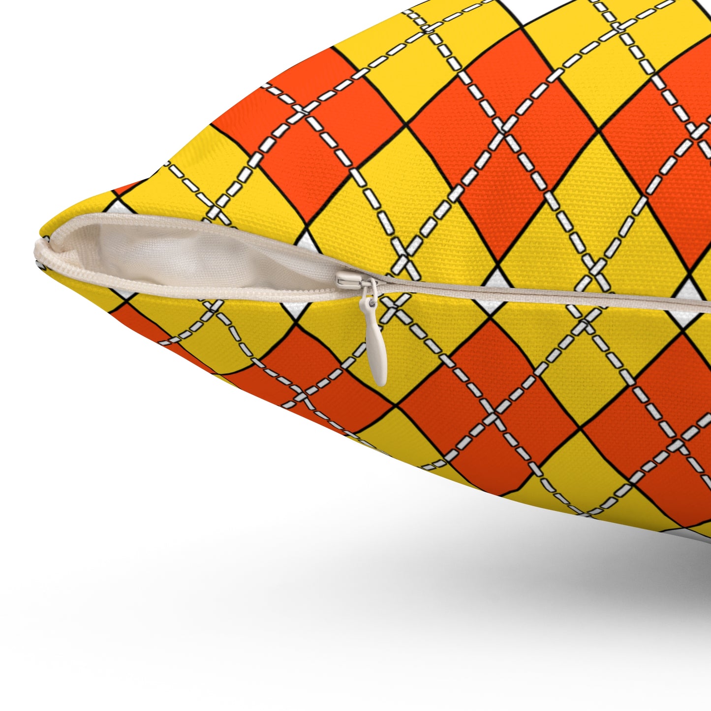 Bhutan Retro Argyle Cushion Pillow