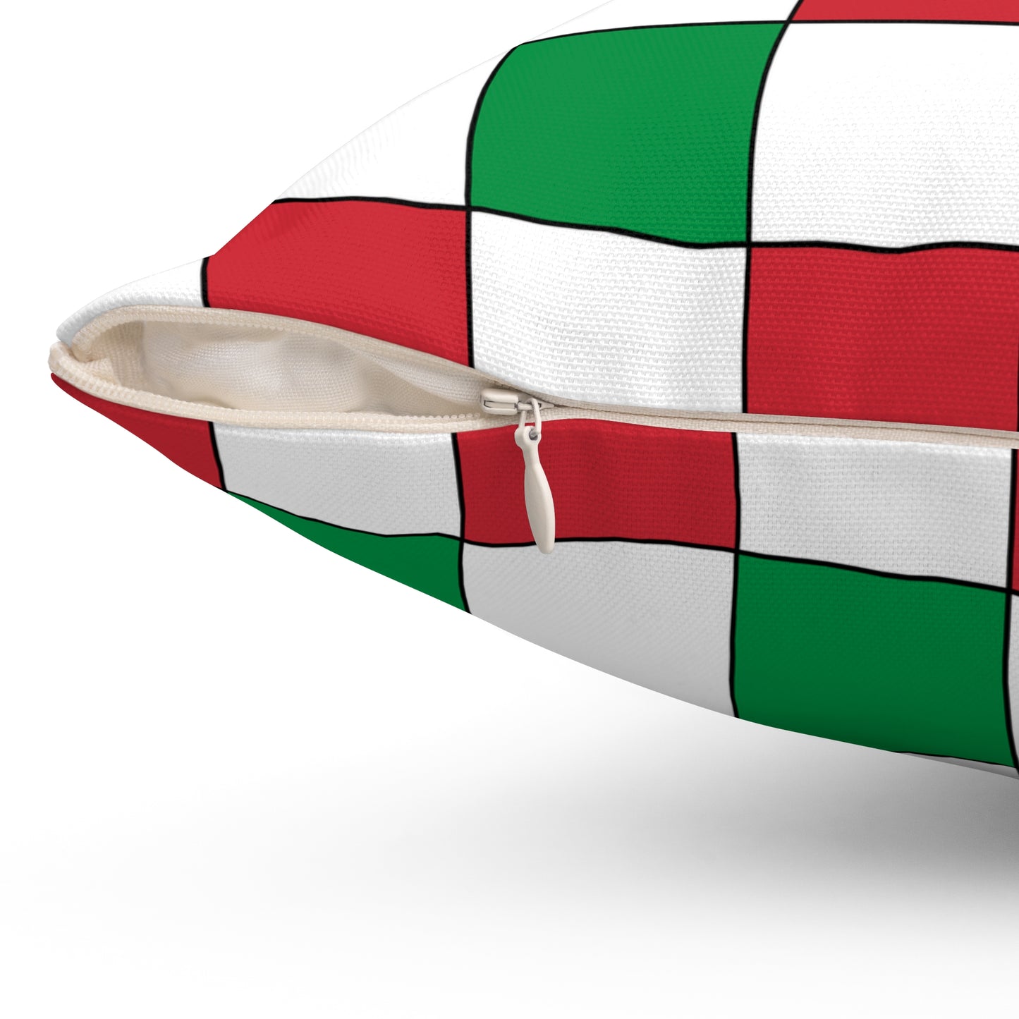 Italy Retro Check Cushion Pillow