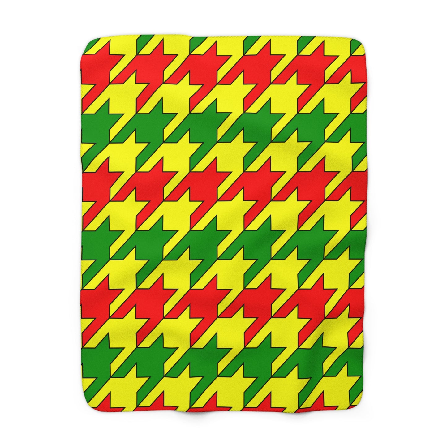 Mali Retro Houndstooth Blanket Throw