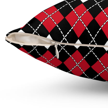 Iraq Retro Argyle Cushion Pillow