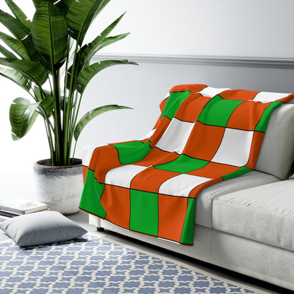 Niger Retro Check Blanket Throw