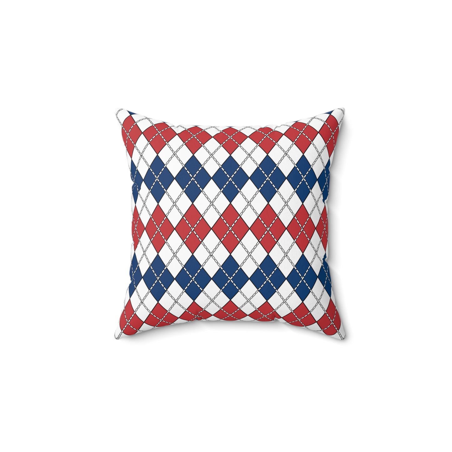 Serbia Retro Argyle Cushion Pillow