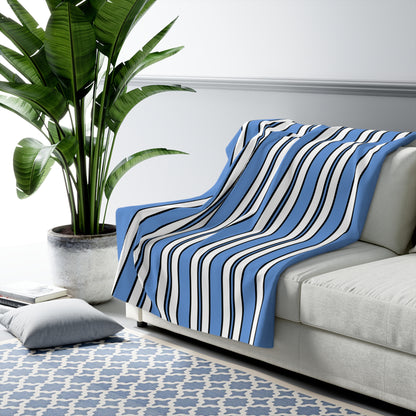 Micronesia Retro Stripes Blanket Throw