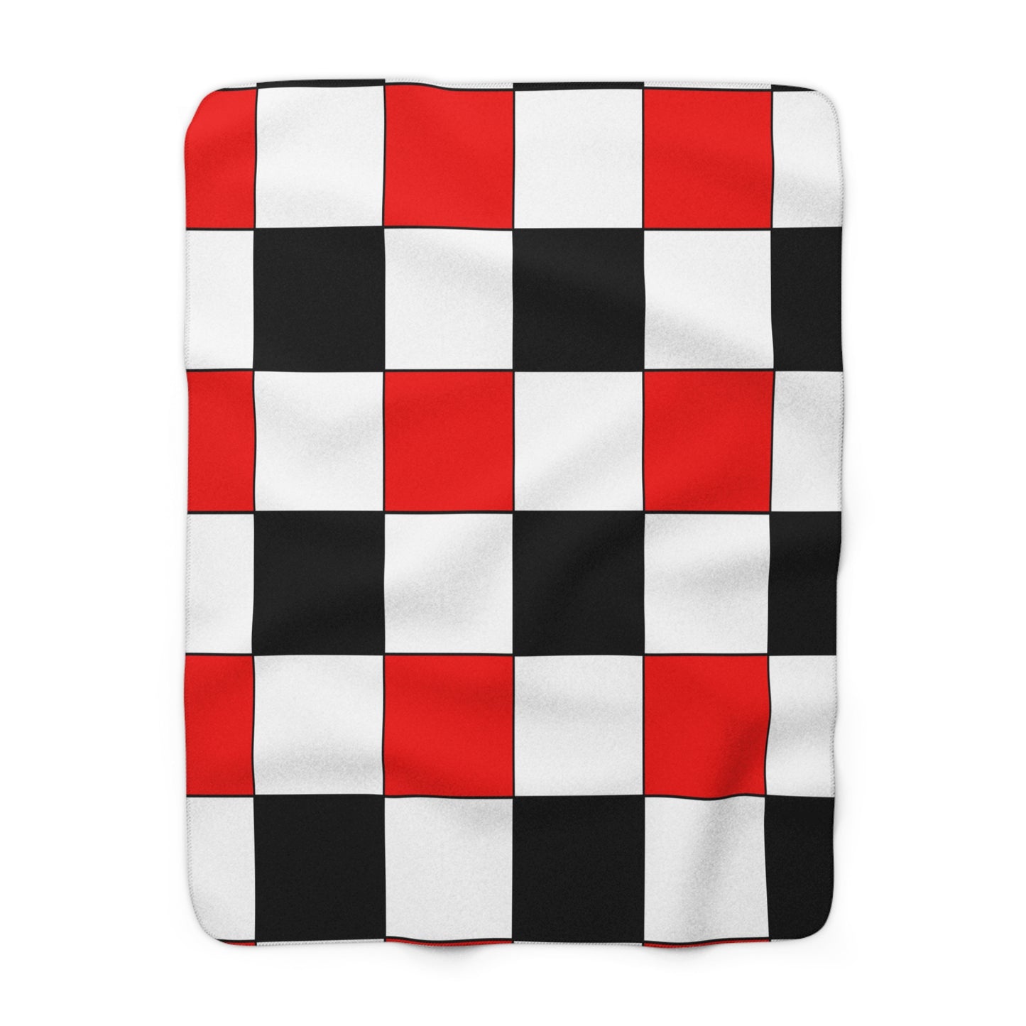 Yemen Retro Check Blanket Throw