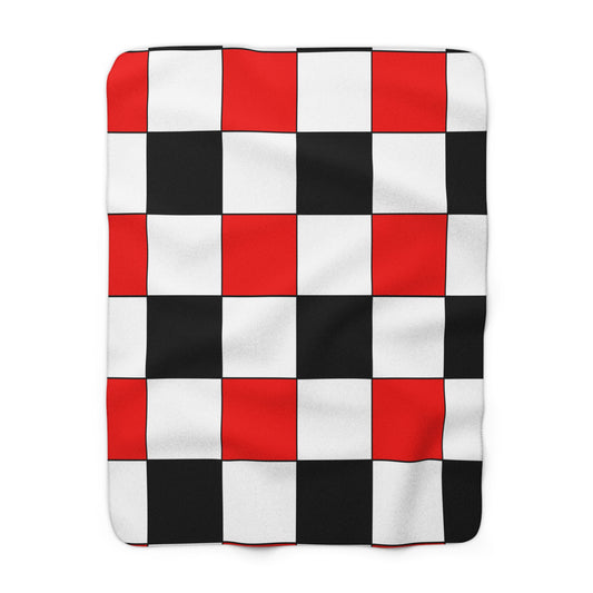 Yemen Retro Check Blanket Throw