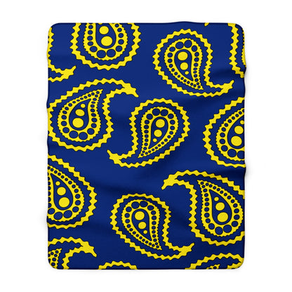 Curacao Retro Paisley Blanket Throw