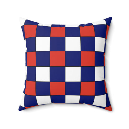 Cabo Verde Retro Check Cushion Pillow