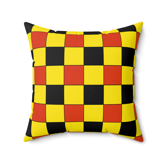 Uganda Retro Check Cushion Pillow