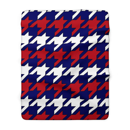 American Samoa Retro Houndstooth Blanket Throw