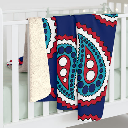 Montserrat Retro Paisley Blanket Throw